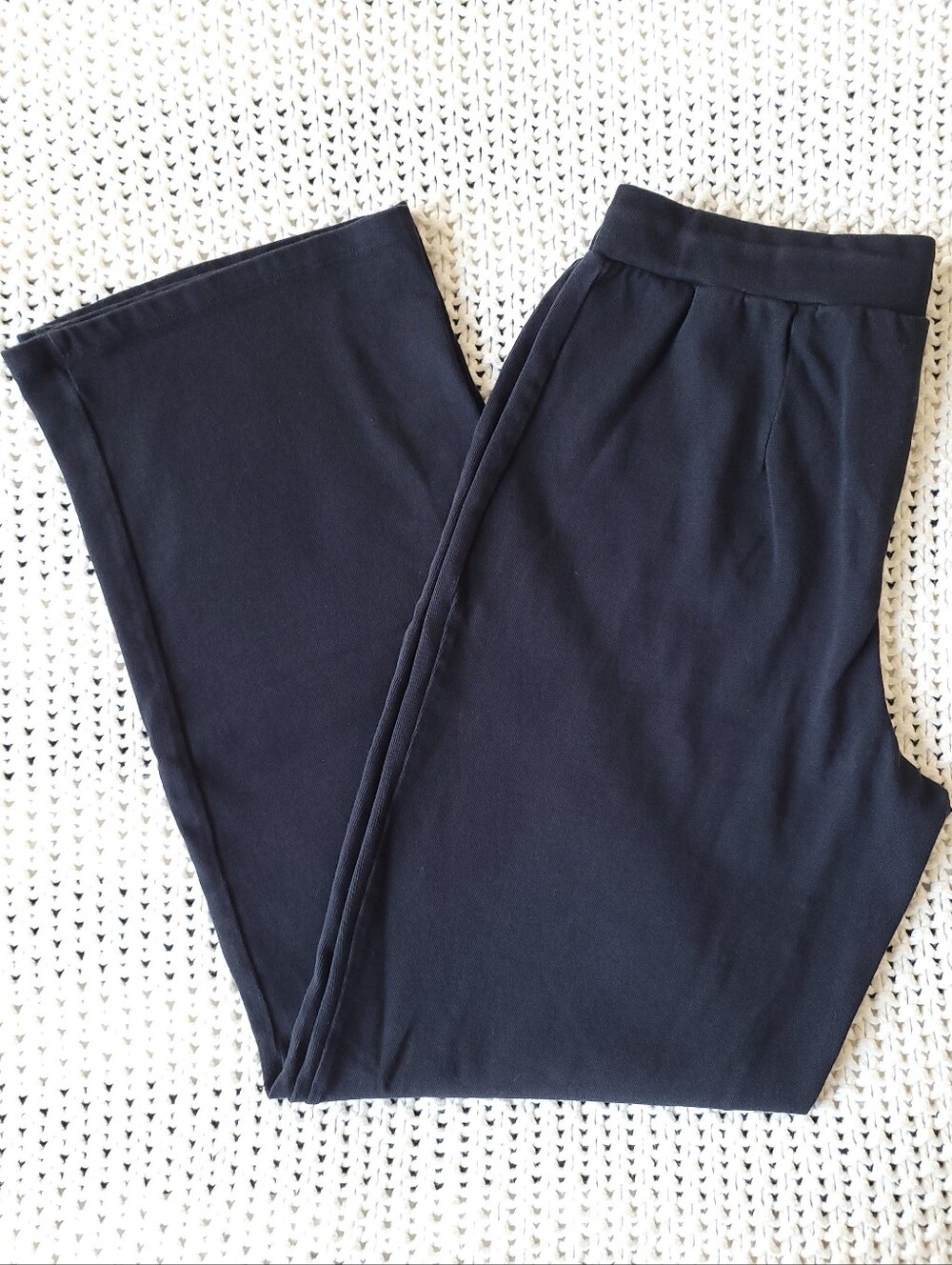 Orvis 100% Cotton Black Straight Leg Sweatpants